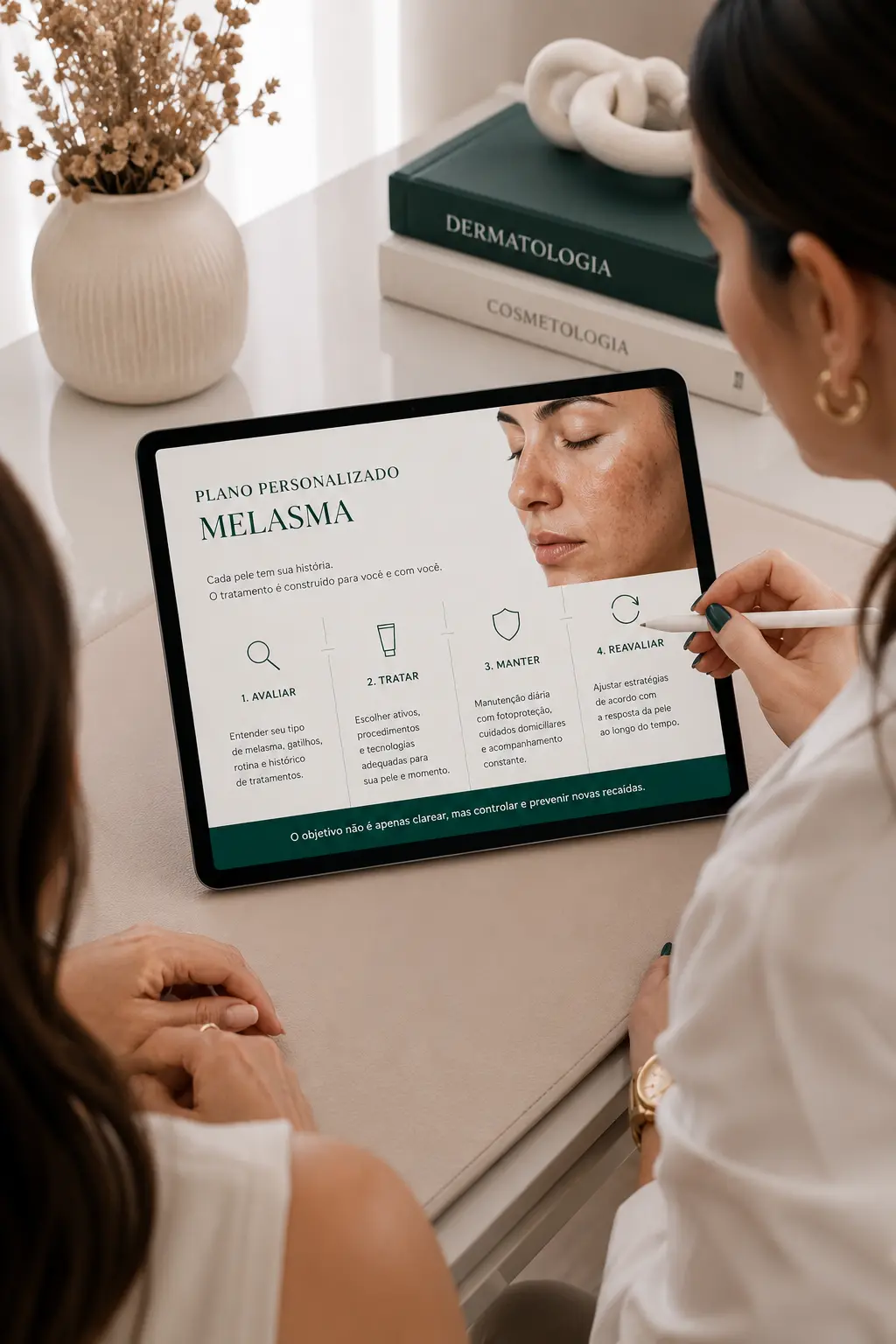 Planejamento dermatológico individualizado para controle do melasma